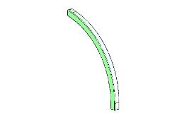 706871 BOOM 95x1005x1365 CURVED RAMP. IMPREGNATED
