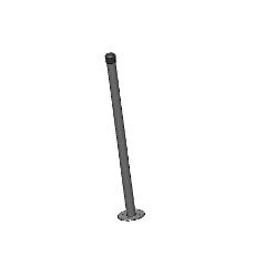 902625 HAND POLE TOP CAROUSEL RAL 9006