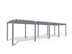 PERGOLA 4 SECTIONS 2,4X9,7