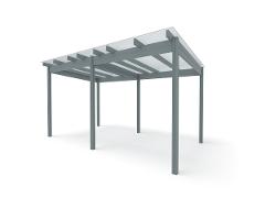 PERGOLA WITH ROOF 2,4X4,8