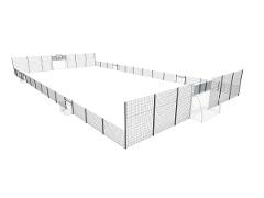 STEEL NET ARENA IN D 17.4X33M