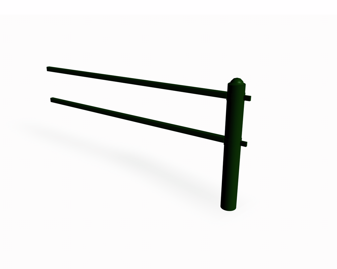 STRÃ–GET RAILING B 900MM EXTENSION SECTION, TWO BARS