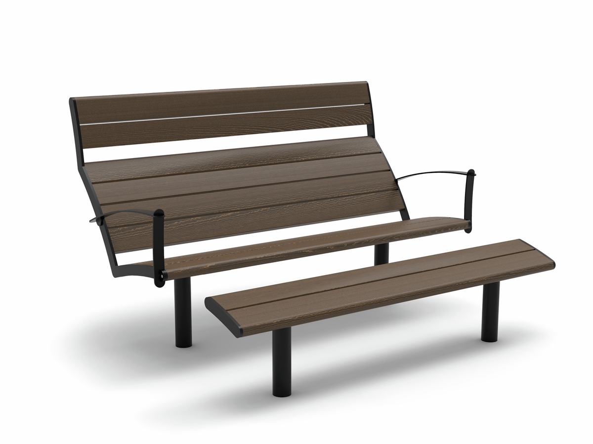 Nifo Easy Sun bench with foot rest