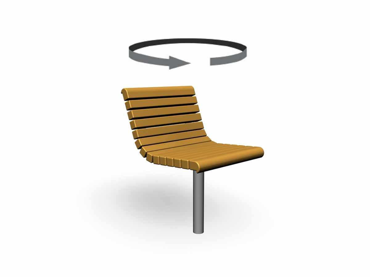 YARDEN CHAIR, swivelling