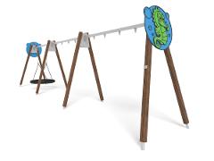 SEAHORSE BIRD NEST + 4 SEAT SWING