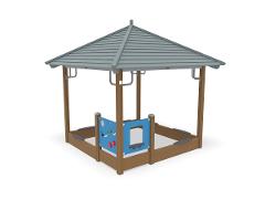 SANDBOX WITH ROOF