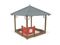SANDBOX WITH ROOF