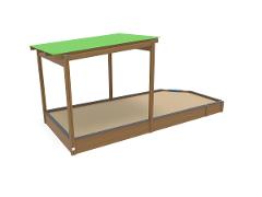 SANDBOX WITH ROOF 2,4X5,6M