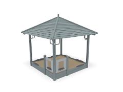 SANDBOX WITH ROOF
