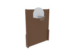 BALL WALL WITH BASKETS 2,5X3M