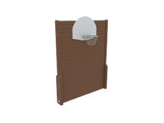 BALL WALL WITH BASKET2,5X3M