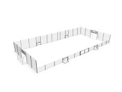 STEEL NET ARENA 13.3X27.9M