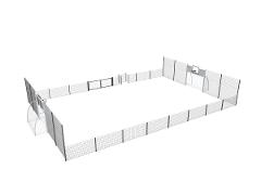 STEEL NET ARENA 13,3X20M