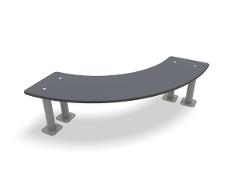 CURVED HPL BENCH