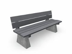 BENCH  CONCRETE FOOT