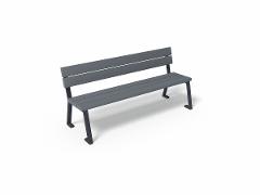 HOUSE BENCH with backrest