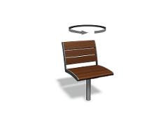 CHAIR ROTATING WITHOUT ARMREST NIFO