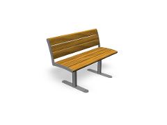 BENCH 2-SEATER WITHOUT HANDREST NIFO