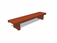 BENCH (reddish brown)