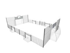 STEEL NET ARENA IN D 8.3X12M