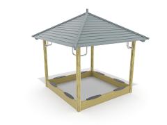 SANDBOX WITH ROOF