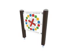 COLOR STEP GAME WALL IN DUTCH