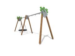 SQUIRREL SWING FOR 2 + NEST HIGH