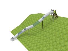 TUBE SLIDE ON HILL