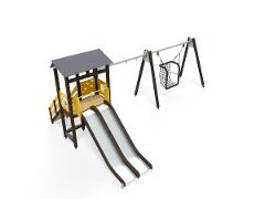 PLAY TOWER & SWING FRAME