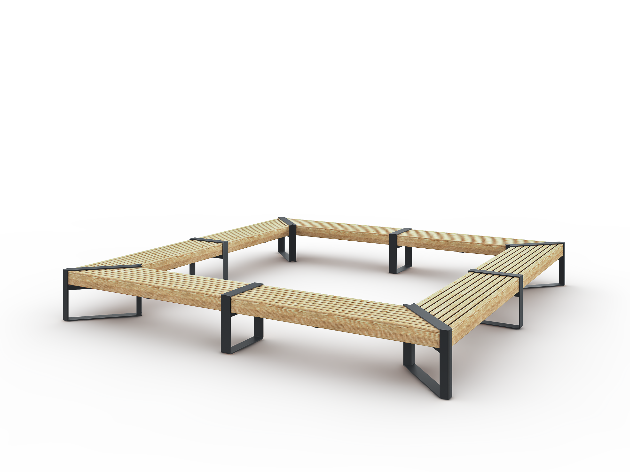 Square Bench 24-seater