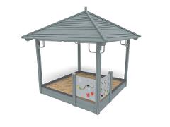 SANDBOX WITH ROOF