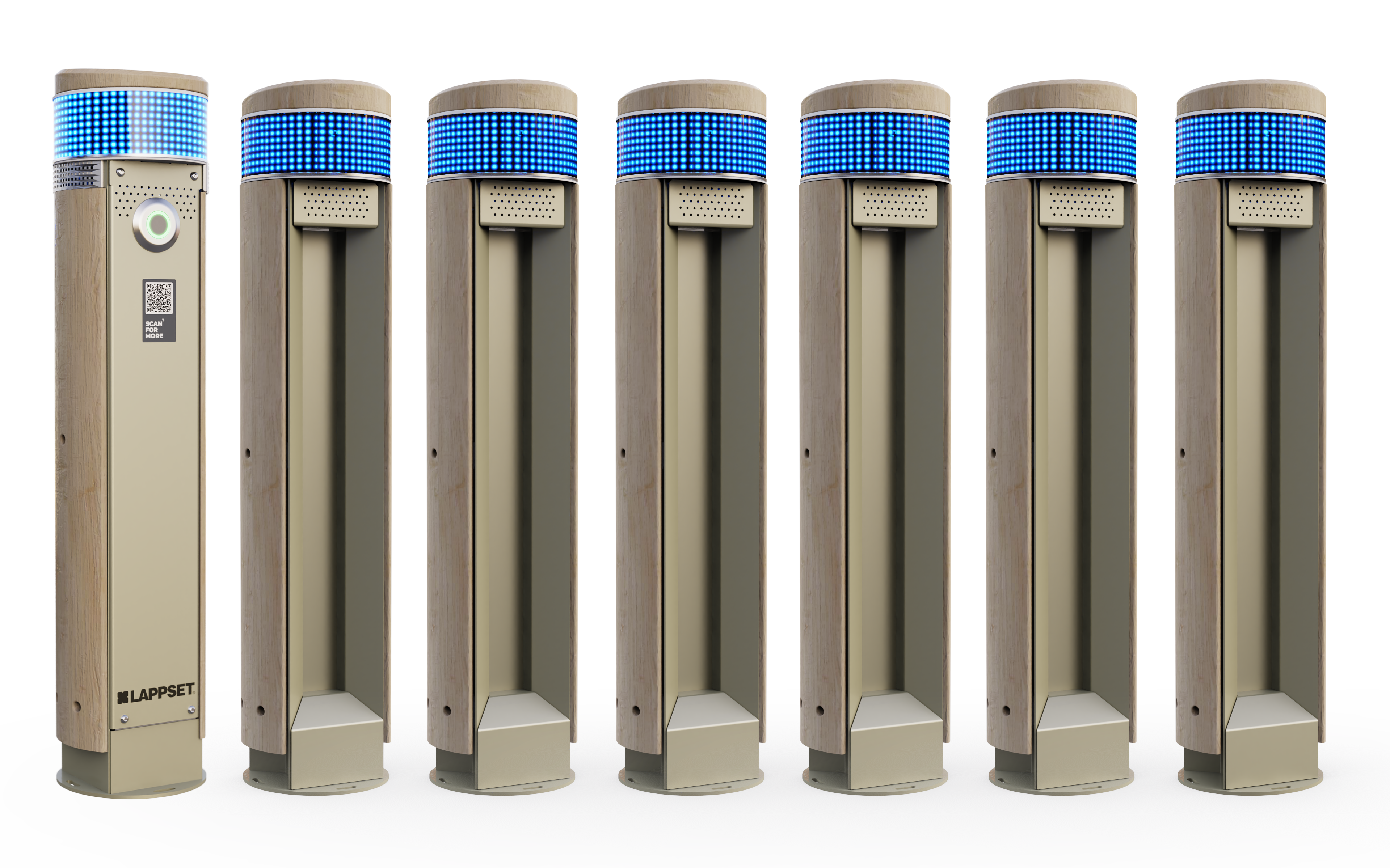 Memo, Interactive play pillars