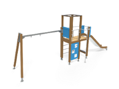 PLAY TOWER AND SWING FOR ONE