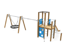 PLAY TOWER AND SWINGS