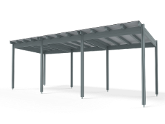 PERGOLA WITH HPL ROOF