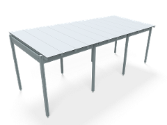 PERGOLA WITH HPL ROOF