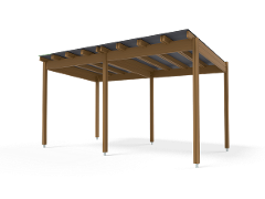 PERGOLA WITH HPL ROOF