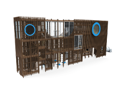 WOODEN VERTICAL MAZE
