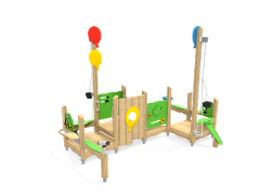 SAND OASIS WITH CRANE