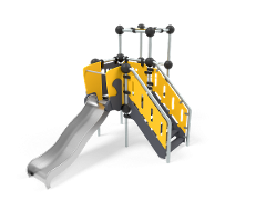 CLIMBING TOWER AND SLIDE