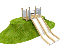 DOUBLE SLIDE FOR SLOPE