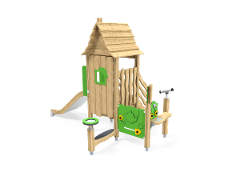 TODDLER HOUSE AND SLIDE