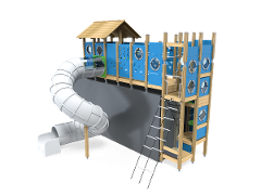 PLAY TOWER TOP OF CONTAINER