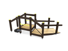UP RAMP AND DOWN STEPS