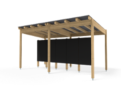 PERGOLA WITH BLACKBOARD