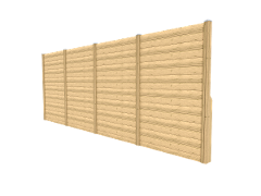 BALL  WALL L=6.5 H= 2,5M