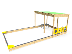 SANDBOX WITH HPL ROOF