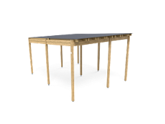 PERGOLA DOUBLE ROW WITH HPL ROOF 4,8X4M