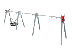 BUTTERFLY BIRD NEST + 4 SEAT SWING