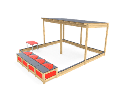 SANDBOX WITH HPL ROOF